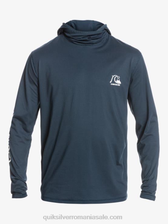 miezul nopții marine heather tricou de surf cu mânecă lungă heritage upf 50 XT6B417 bărbați Quiksilver