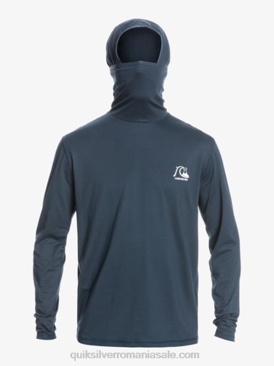 miezul nopții marine heather tricou de surf cu mânecă lungă heritage upf 50 XT6B417 bărbați Quiksilver