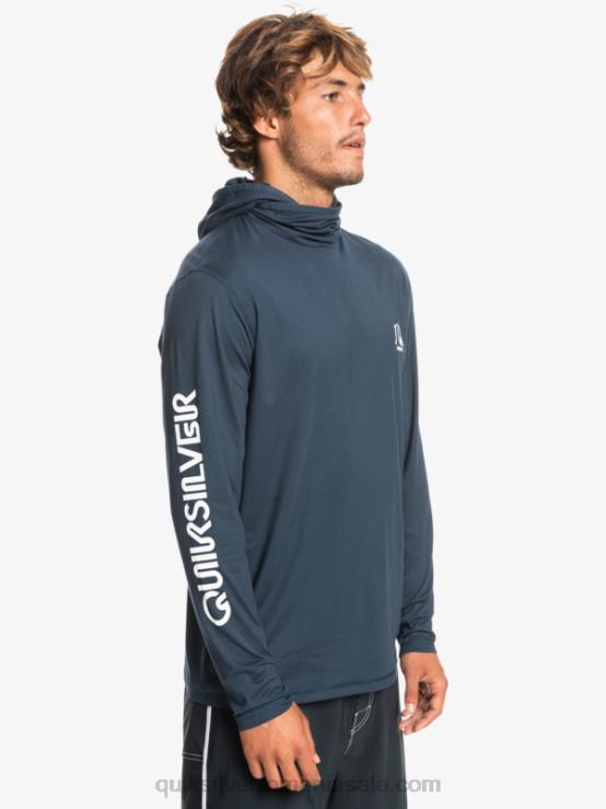 miezul nopții marine heather tricou de surf cu mânecă lungă heritage upf 50 XT6B417 bărbați Quiksilver