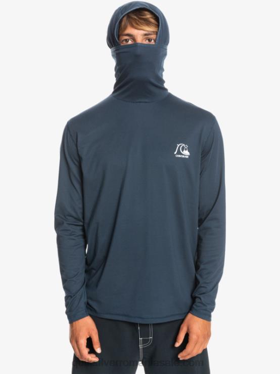 miezul nopții marine heather tricou de surf cu mânecă lungă heritage upf 50 XT6B417 bărbați Quiksilver