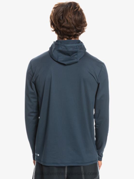miezul nopții marine heather tricou de surf cu mânecă lungă heritage upf 50 XT6B417 bărbați Quiksilver