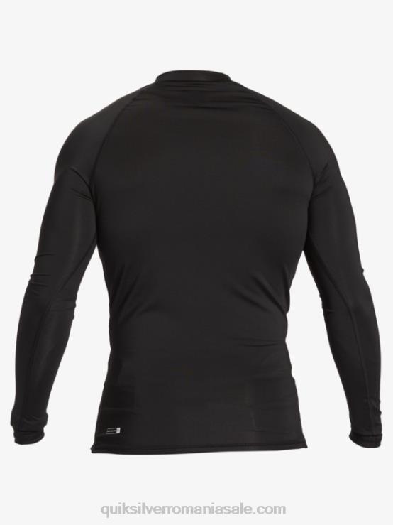 negru Tricou de surf cu mânecă lungă hawaii double down upf 50 XT6B1105 bărbați Quiksilver