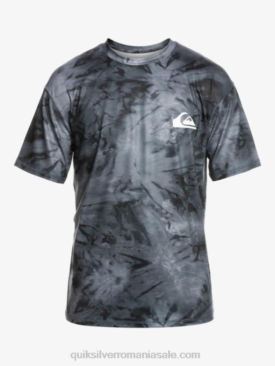 negru Tricou de surf cu mânecă scurtă digital session upf 50 XT6B1086 bărbați Quiksilver