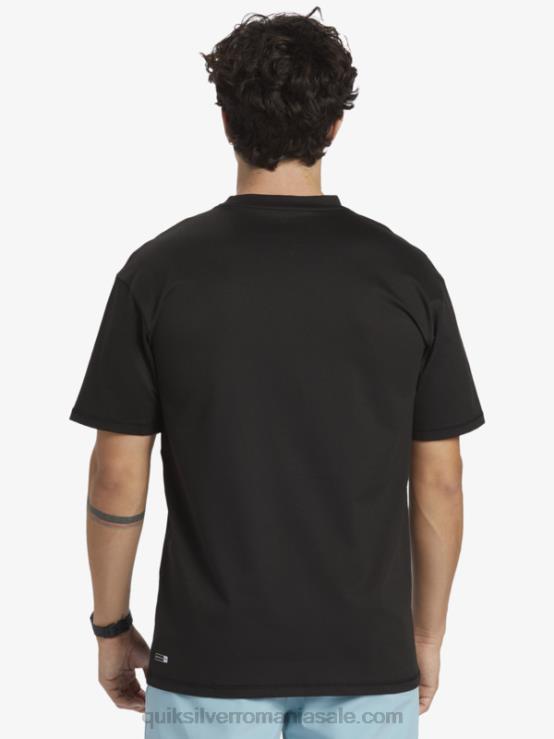 negru Tricou de surf cu mânecă scurtă omni session upf 50 XT6B543 bărbați Quiksilver