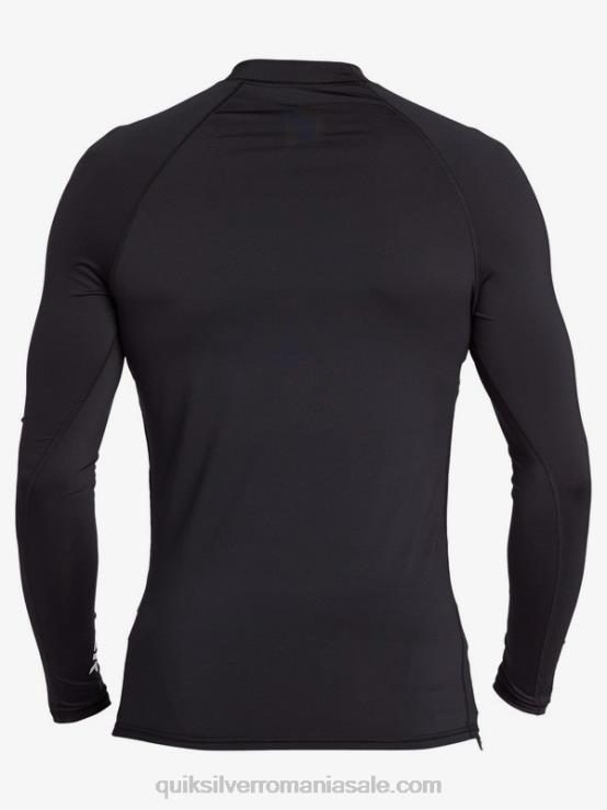 negru all time mânecă lungă upf 50 rashguard XT6B1430 bărbați Quiksilver