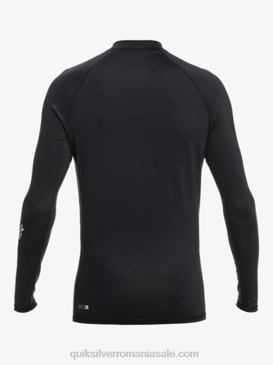 negru all time mânecă lungă upf 50 rashguard XT6B817 bărbați Quiksilver