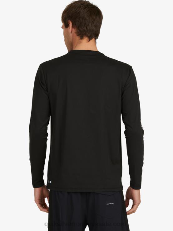 negru tricou surf upf 50 cu mânecă lungă omni session XT6B406 bărbați Quiksilver
