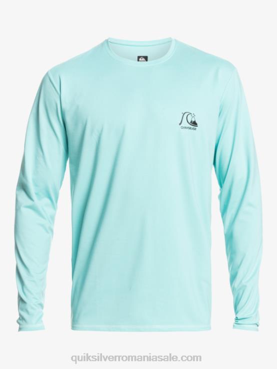 înger albastru erica tricou surf heritage heather cu mânecă lungă upf 50 XT6B1468 bărbați Quiksilver