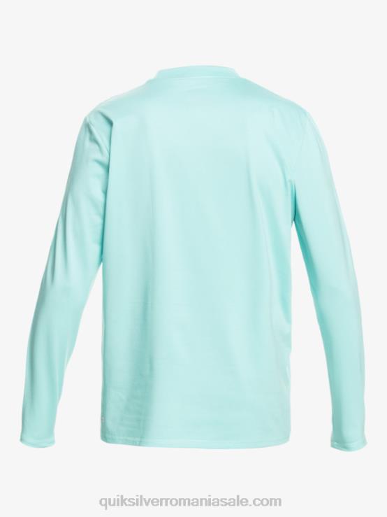 înger albastru erica tricou surf heritage heather cu mânecă lungă upf 50 XT6B1468 bărbați Quiksilver