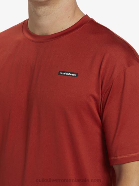 ocru roșu Tricou de surf cu mânecă scurtă omni session upf 50 XT6B539 bărbați Quiksilver