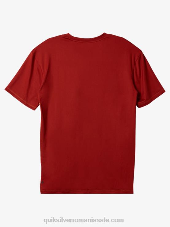 ocru roșu Tricou de surf cu mânecă scurtă omni session upf 50 XT6B539 bărbați Quiksilver