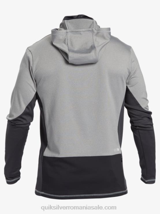 piele de rechin tricou de surf cu mânecă lungă, cu glugă, cu glugă, waterman angler upf 50 XT6B832 bărbați Quiksilver