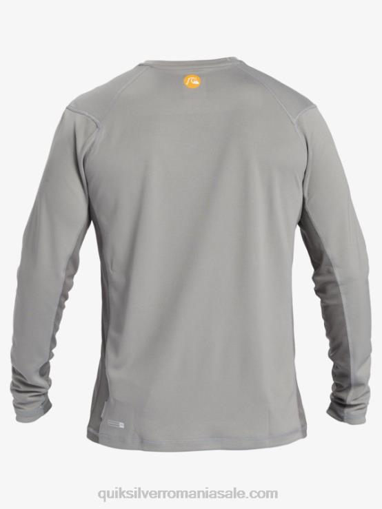 piele de rechin tricou de surf cu mânecă lungă waterman bambus check 2 upf 50 XT6B258 bărbați Quiksilver