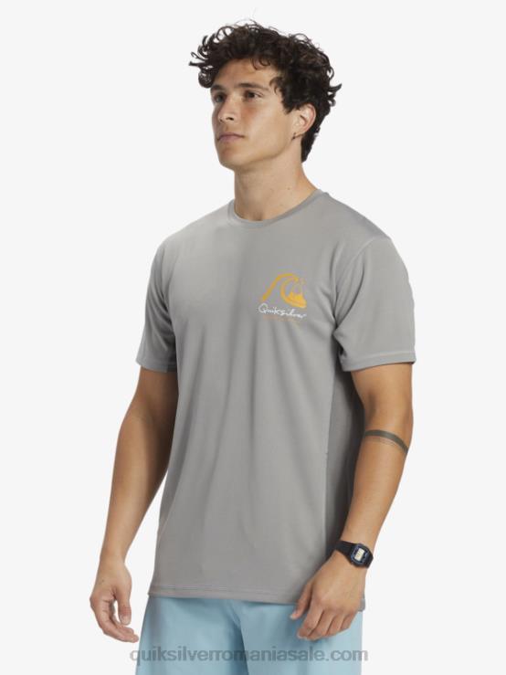piele de rechin tricou de surf cu mânecă scurtă waterman bambus check 2 upf 50 XT6B274 bărbați Quiksilver