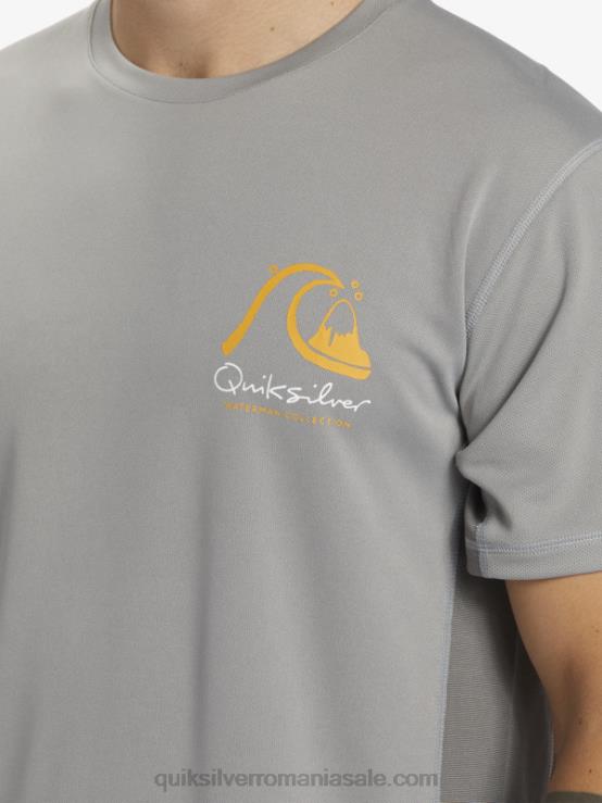 piele de rechin tricou de surf cu mânecă scurtă waterman bambus check 2 upf 50 XT6B274 bărbați Quiksilver