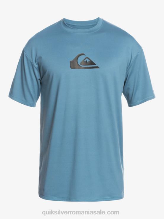 provencial tricou de surf upf 50 cu mânecă scurtă cu dungi solide XT6B891 bărbați Quiksilver