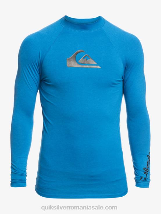 snorkel albastru erica all time mânecă lungă upf 50 rashguard XT6B822 bărbați Quiksilver