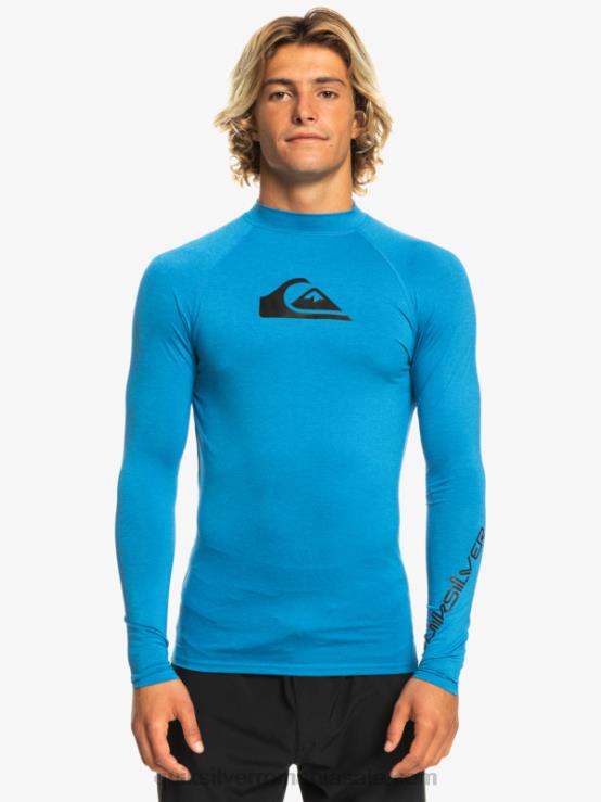 snorkel albastru erica all time mânecă lungă upf 50 rashguard XT6B822 bărbați Quiksilver