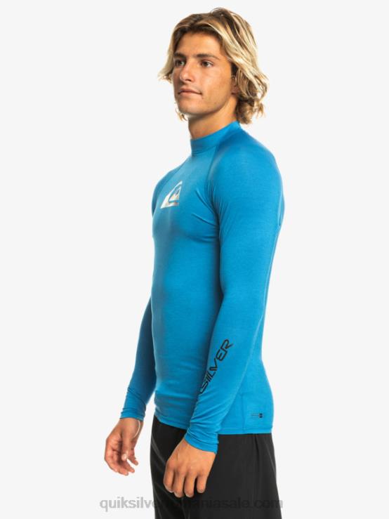 snorkel albastru erica all time mânecă lungă upf 50 rashguard XT6B822 bărbați Quiksilver