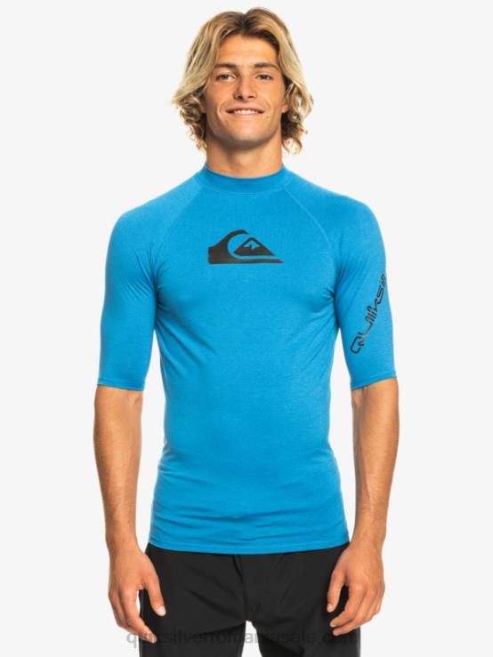snorkel albastru erica all time mânecă scurtă upf 50 rashguard XT6B814 bărbați Quiksilver