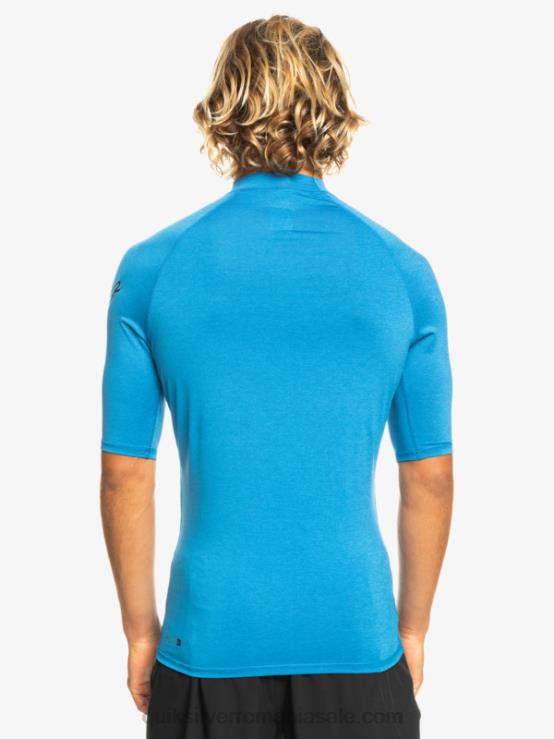 snorkel albastru erica all time mânecă scurtă upf 50 rashguard XT6B814 bărbați Quiksilver