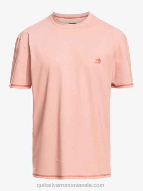 sos iute heather tricou surf cu mânecă scurtă heritage heather upf 50 XT6B1135 bărbați Quiksilver