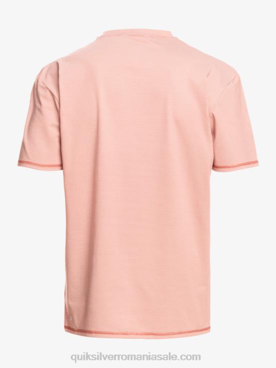 sos iute heather tricou surf cu mânecă scurtă heritage heather upf 50 XT6B1135 bărbați Quiksilver