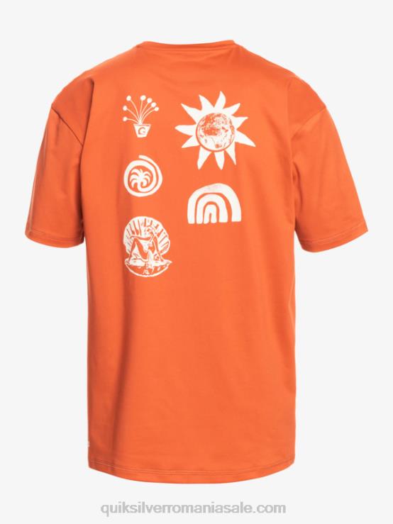 sos iute tricou mixt cu mânecă scurtă upf 50 surf XT6B1810 bărbați Quiksilver