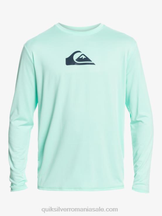 sticla de plaja tricou de surf upf 50 cu mânecă lungă cu dungi solide XT6B845 bărbați Quiksilver