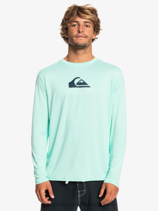 sticla de plaja tricou de surf upf 50 cu mânecă lungă cu dungi solide XT6B845 bărbați Quiksilver