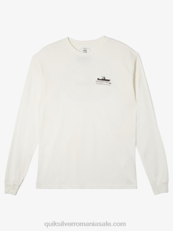 Albă ca Zăpada tricou cu mânecă lungă waterman power trip XT6B63 bărbați Quiksilver
