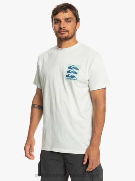 Albă ca Zăpada tricou cu modele deformate XT6B1013 bărbați Quiksilver