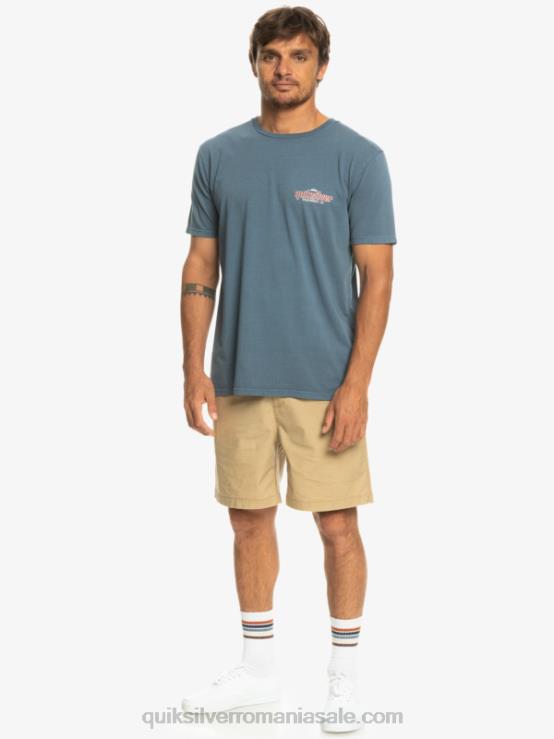 Marea Bering tricou cu cuvinte XT6B933 bărbați Quiksilver