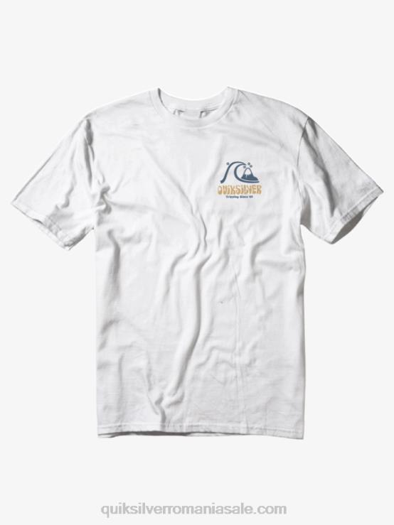 alb antic tricou arts in palms XT6B1100 bărbați Quiksilver