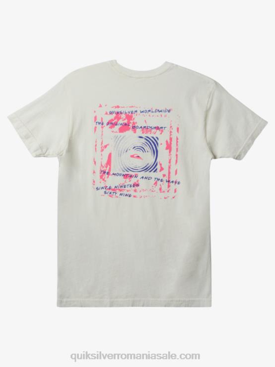 alb antic tricou international worldforce XT6B598 bărbați Quiksilver