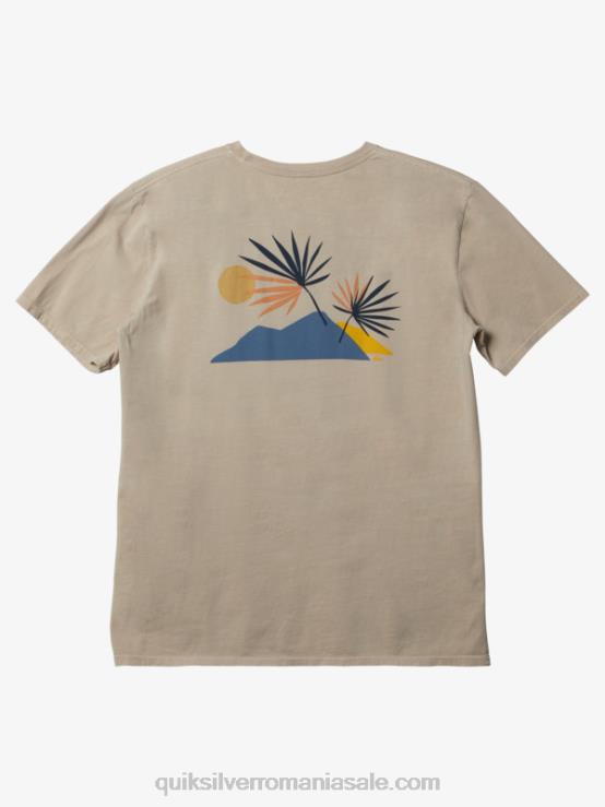 alb antic tricou nou de trib XT6B232 bărbați Quiksilver