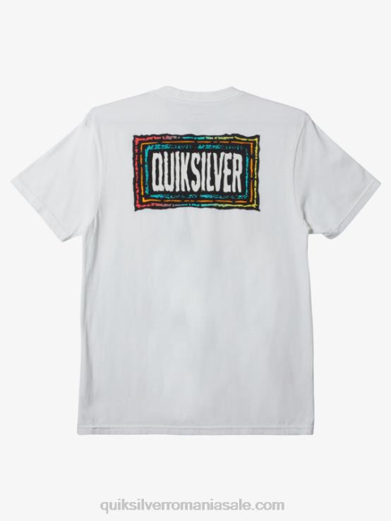 alb ecou beat tricou XT6B719 bărbați Quiksilver