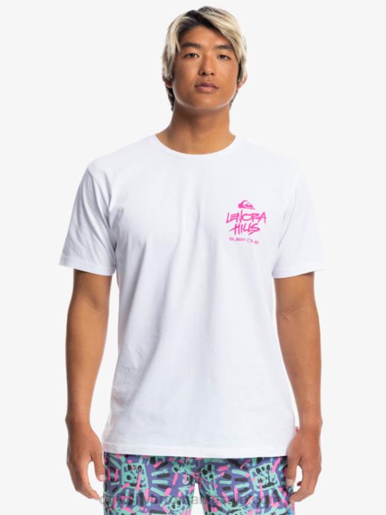 alb lucruri lenora tricou XT6B1839 bărbați Quiksilver x Stranger