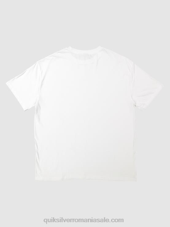 alb tricou XT6B1668 bărbați Quiksilver x Stab