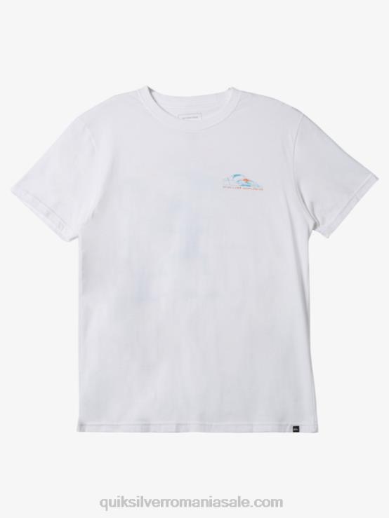 alb tricou XT6B576 bărbați Quiksilver
