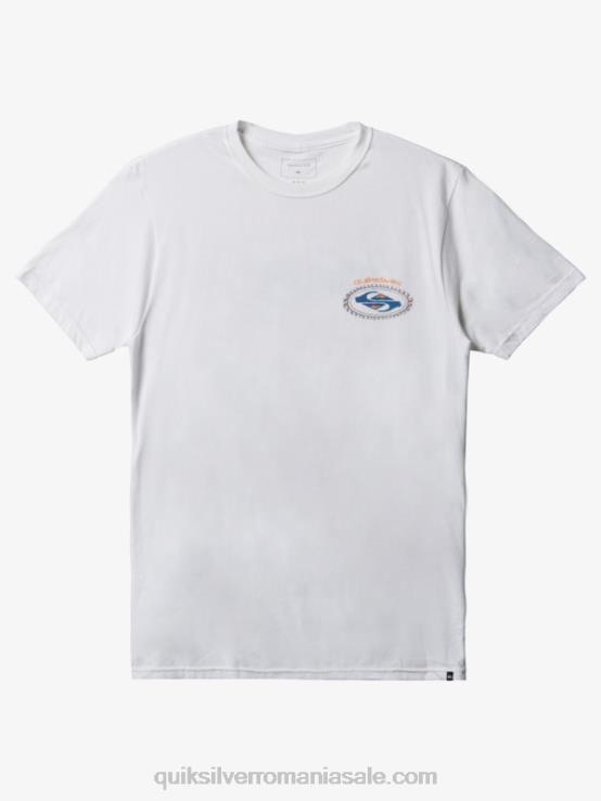 alb tricou a doua piele XT6B1152 bărbați Quiksilver