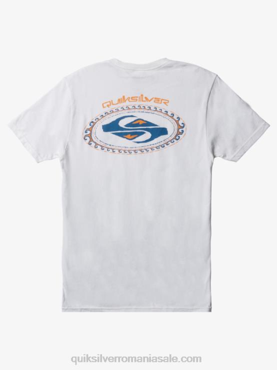 alb tricou a doua piele XT6B1152 bărbați Quiksilver