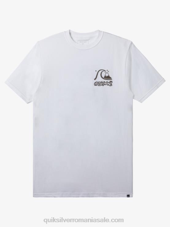 alb tricou cale de evacuare XT6B120 bărbați Quiksilver