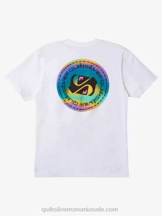 alb tricou color flow XT6B1205 bărbați Quiksilver
