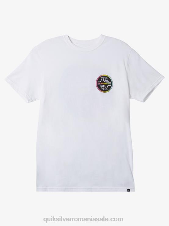 alb tricou cu bule de miez XT6B1027 bărbați Quiksilver