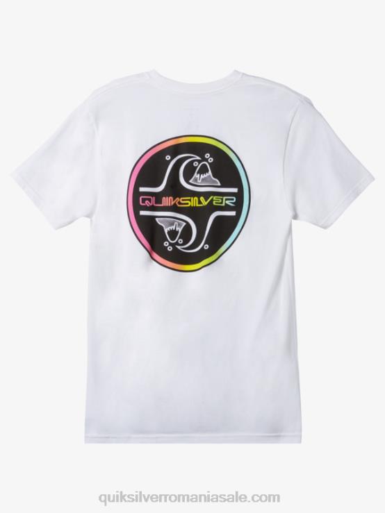 alb tricou cu bule de miez XT6B1027 bărbați Quiksilver