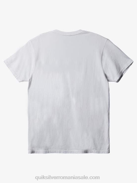 alb tricou de buzunar de zi cu zi XT6B893 bărbați Quiksilver