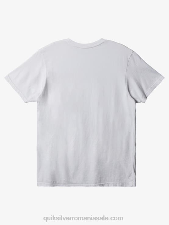 alb tricou de zi cu zi XT6B904 bărbați Quiksilver