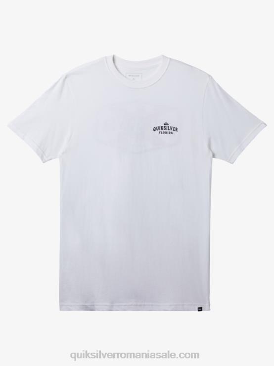 alb tricou florida coast to coast XT6B234 bărbați Quiksilver