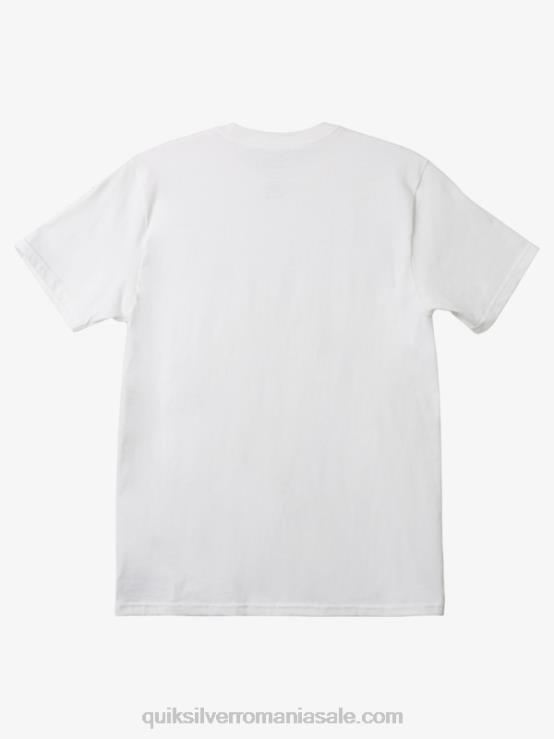 alb tricou mw mini cu logo XT6B110 bărbați Quiksilver